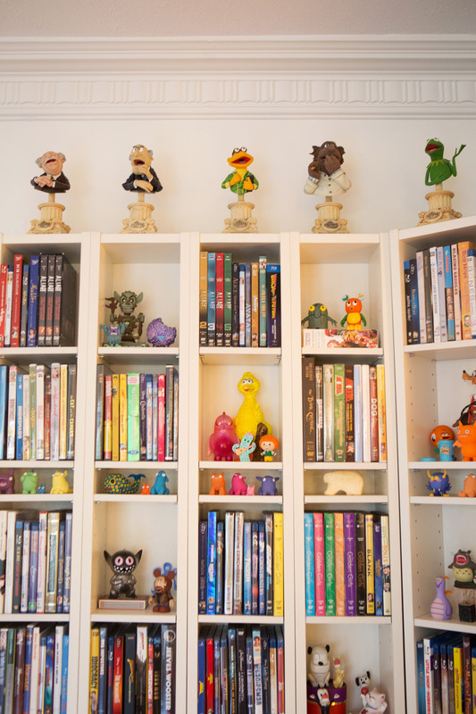 Organized Disney Bookshelves